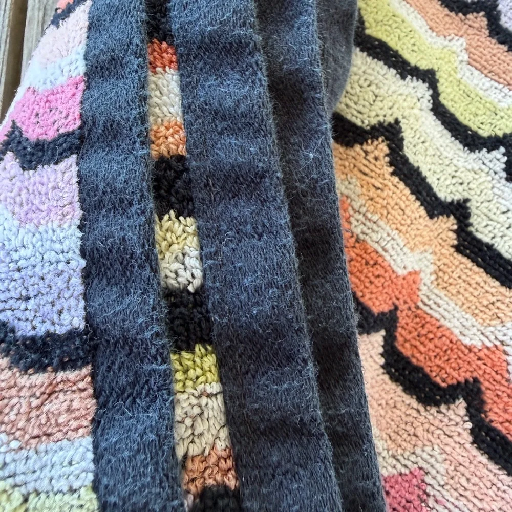 Missoni Home Omar Scallop 2-Piece Bath Towel Set Multicolor 100% Cotton Italy